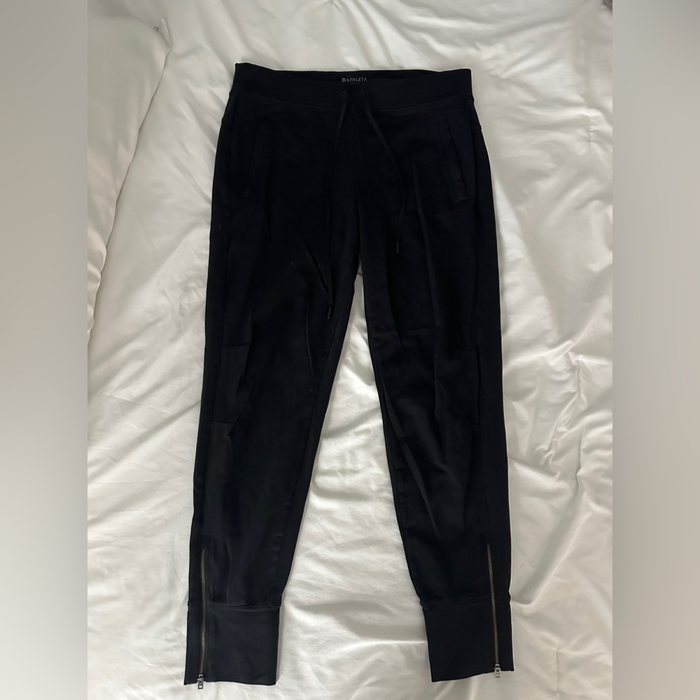 Athleta Black Drawstring Jogger Pants